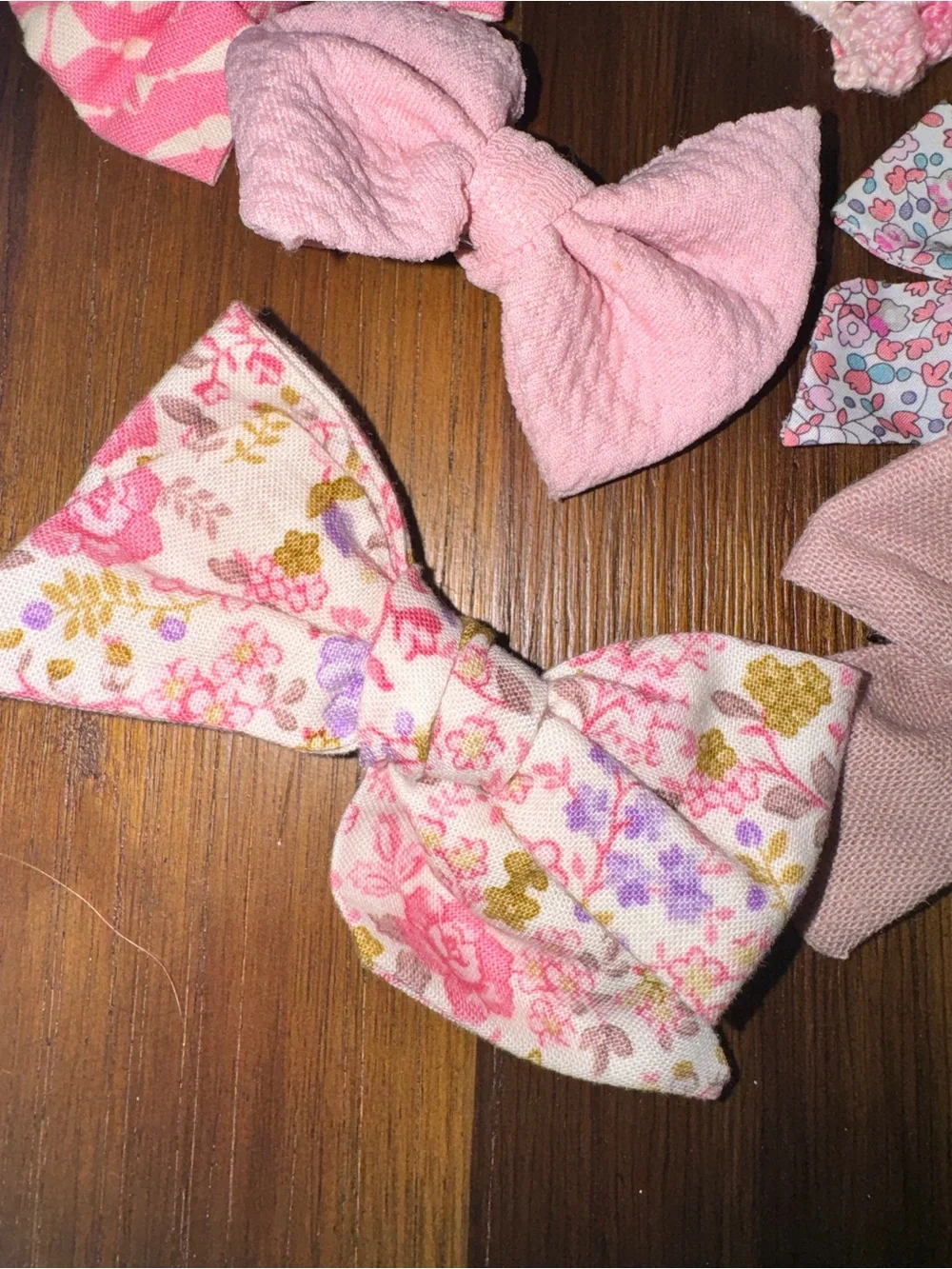 Boutique Girls Hair Bow Bundle Lot - 9 Pieces
